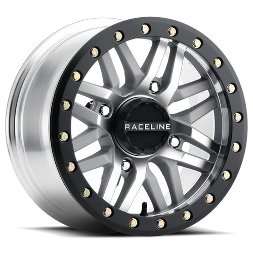 4 ATV/UTV Wheels Set 15in Raceline Ryno Beadlock Machined 4/137 5+2 TER - Foto 2 di 4