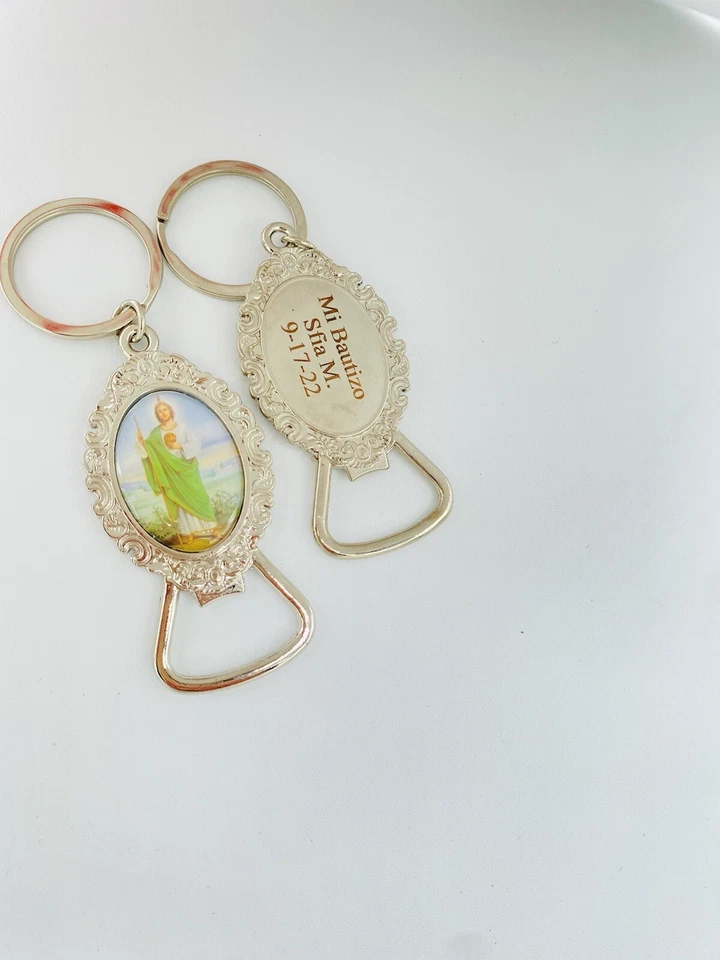 12 recuerdos Personalizados para bautizo De Niño/Niña Bautizo Fiesta Favores Foto 2 de 4