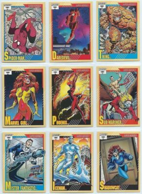 1991 Impel Marvel Universe II Trading Cards - U Pick Singles - Free Shipping