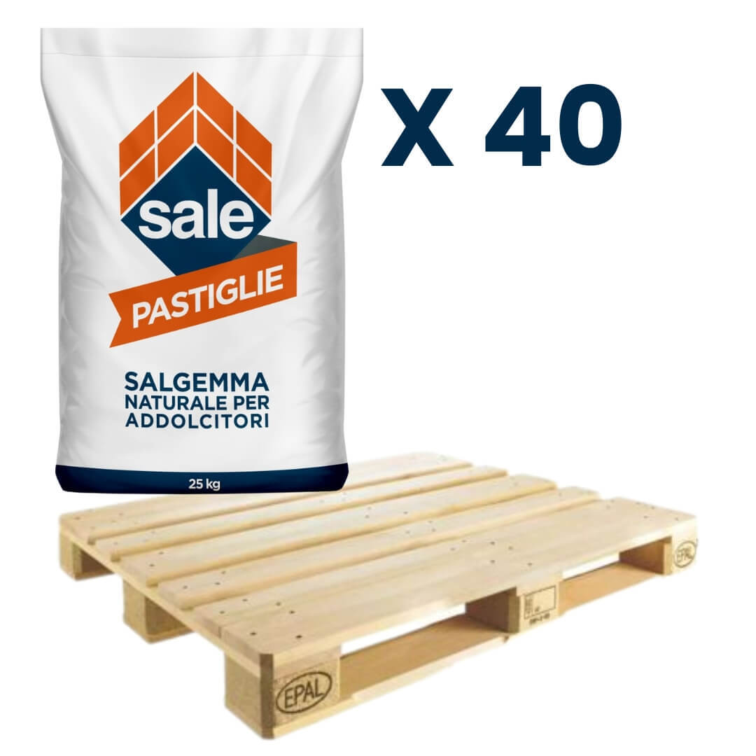 Italkali Pastillas De Sal Gemma Sal Ablandador Sacos De 25 KG – Palet De ...