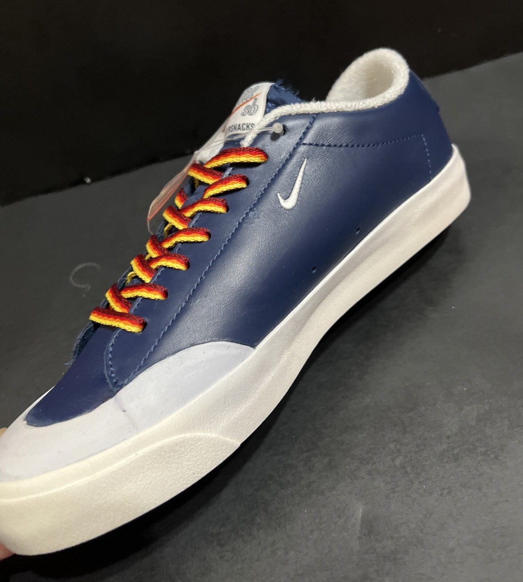 Nike SB ZOOM BLAZER LOW CT QS MENS 6 Womens 7.5 AQ3499 Navy Blue NIKE SB ZOOM BLAZER LOW CT QS MENS 6 WMNS 7.5 [AQ3499-411  main image 2