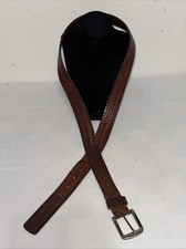 Vintage Tommy Bahama Genuine Italian Leather Woven Men s Belt Size 42 Italy