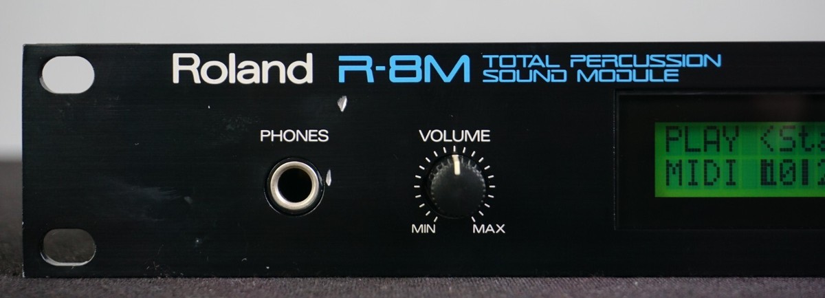 Roland R-8M Total Percussion Sound Module 1U Rack Mount Midi