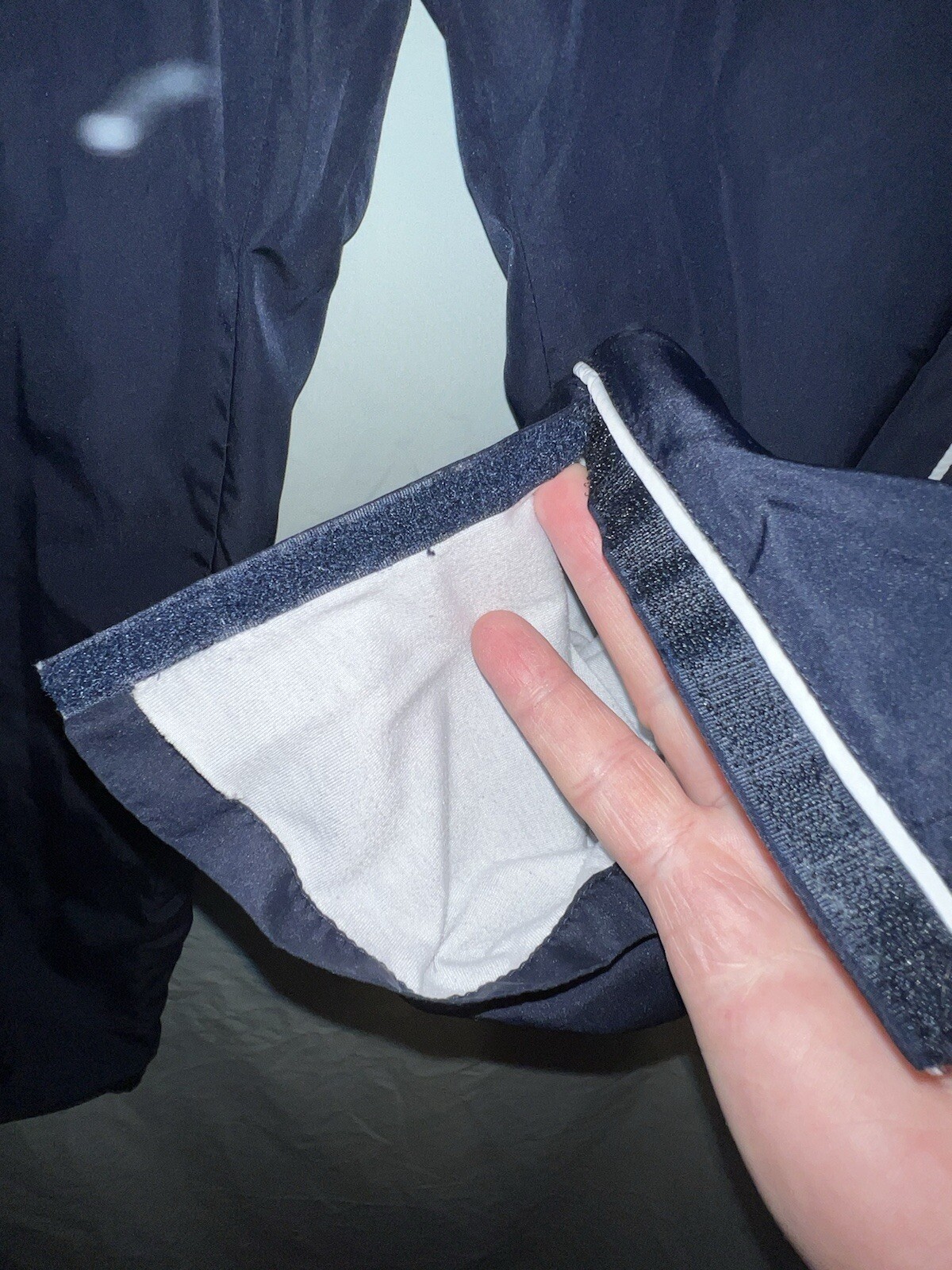 Classic Elements Windbreaker Track Pants Blue W/W… - image 2