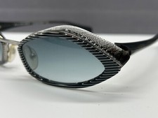 Alain Mikli Sunglasses Men Woman Black Oval Square A0227 90s NP:488