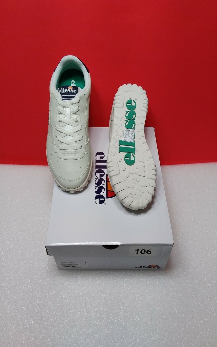 Buy ellesse Men's Leather Athletic Casual Shoe White Size 11