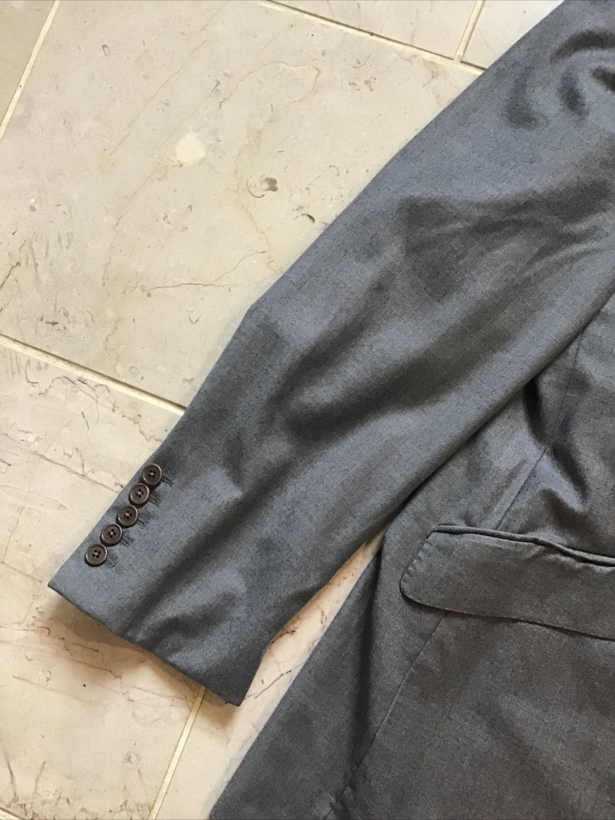 FILA Giacca blazer Alexandre Savile Row taglia 42R cashmere e lana caldo invernale grigio