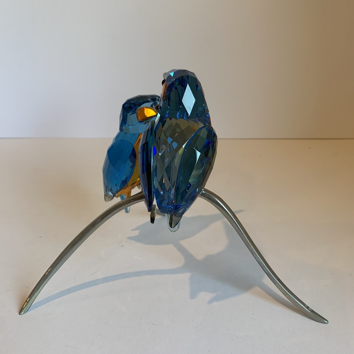 Swarovski Crystal Figurine - Paradise Birds, Kingfishers Blue