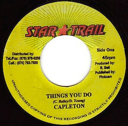 Capleton - Things You Do / VG / 7'''', RP