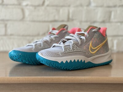Nike Kyrie Low 4 N7 Basketball Shoes Desert Sand Citron CW3985-005
