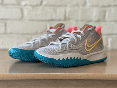 Nike Kyrie Low 4 N7 Basketball Shoes Desert Sand Citron CW3985-005 New Men 10.5 - Picture 6 of 10