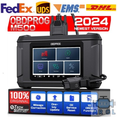 OBDPROG M500 Mileage Odometer Correction Diagnostic Tool Oil Reset Code Reader