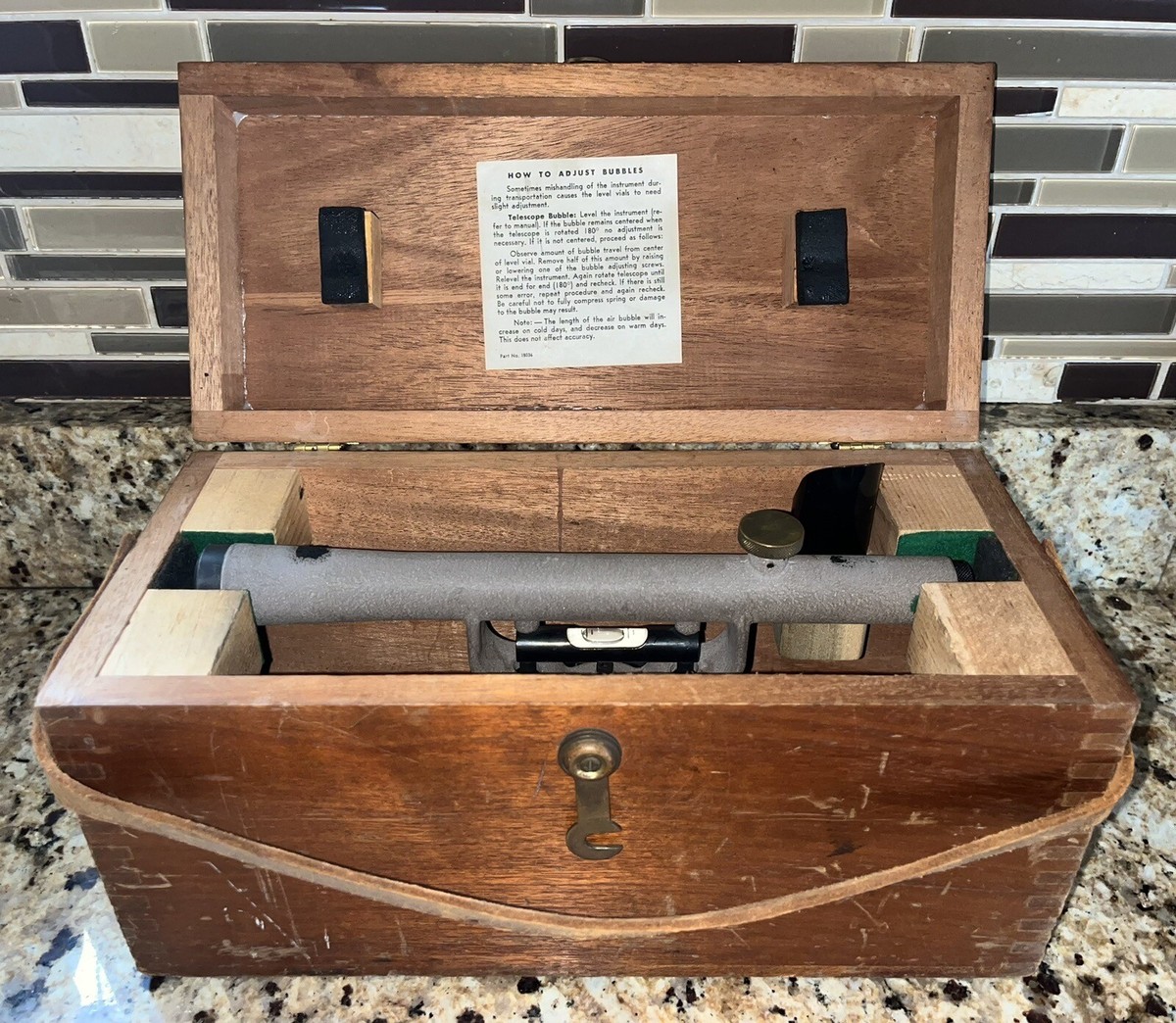 Vintage Sears Roebuck Craftsman Model 789.4610 Survey Transit