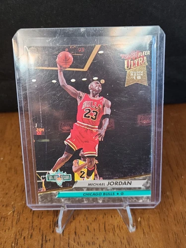 1992-93 Fleer Ultra #216 Michael Jordan Chicago Bulls NBA Jam Session 🐐 🔥