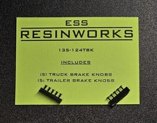 1/24 1/25 SCALE SEMI TRUCK/TRAILER BRAKE KNOBS ESS RESINWORKS 135-124TBK