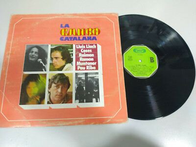 La Canco Catalana Llis Llach Raimon Pau Riba 1977 - LP 12'' Vinilo G+/VG 3T