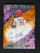 Cam Collier 2023 Bowman Inception Primordial Prospects AUTO ORANGE FOIL 01/25