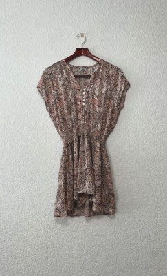 knee length dresses for ladies Karla Scoop Neck Denim Mini Dress in medium wash