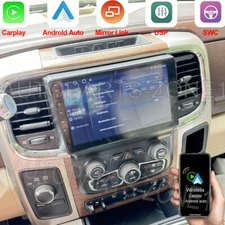 Carplay For 2013-2019 Dodge RAM 1500 Android 13 Car Radio Stereo GPS Navi RDS