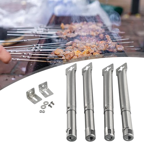 Ersatz-Brenner Für Gasgrill – Edelstahl, 36 X 2,5 Cm, 4er Set, Passend Für Viele Marken