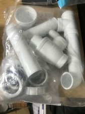 Angled Floor Toilet Fixing Kit Plumbing Plastic Fittings LOT