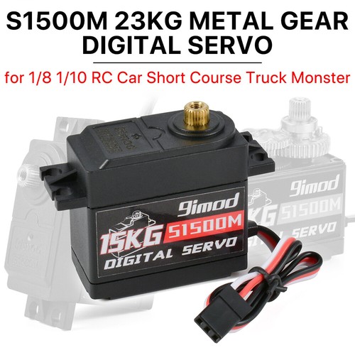 9imod S1500M Metal Gear Digital Servo Motor Lenkservo für 1/8 1/10 RC Auto - Bild 12 von 12