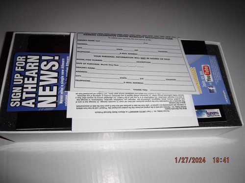 ATHEARN GENESIS MILWAUKEE ROAD GP9 HO LOCOMOTIVE #229 ITEM #G62525 BRAND NEW! - Picture 5 of 6