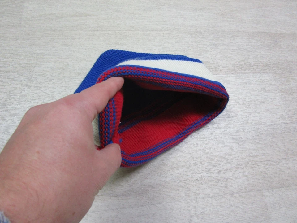 Vintage Morrisville VERMONT Wool B & W Williams Bar-W Originals Beanie ski hat - Image 3 of 4