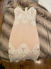 Pink and White Lace Dress 