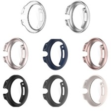 Shell Case with Glass Film Screen Protectors for Watch Scratchproof Case