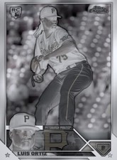 [DIGITAL] Topps Bunt - Luis Ortiz - Topps Chrome 23 S1 -  Black White Base