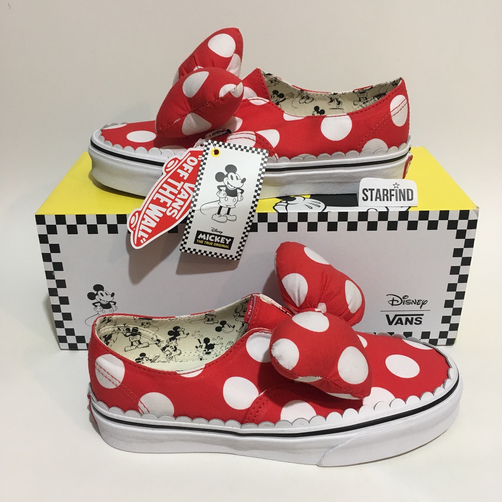 minnie mouse vans womens size 8