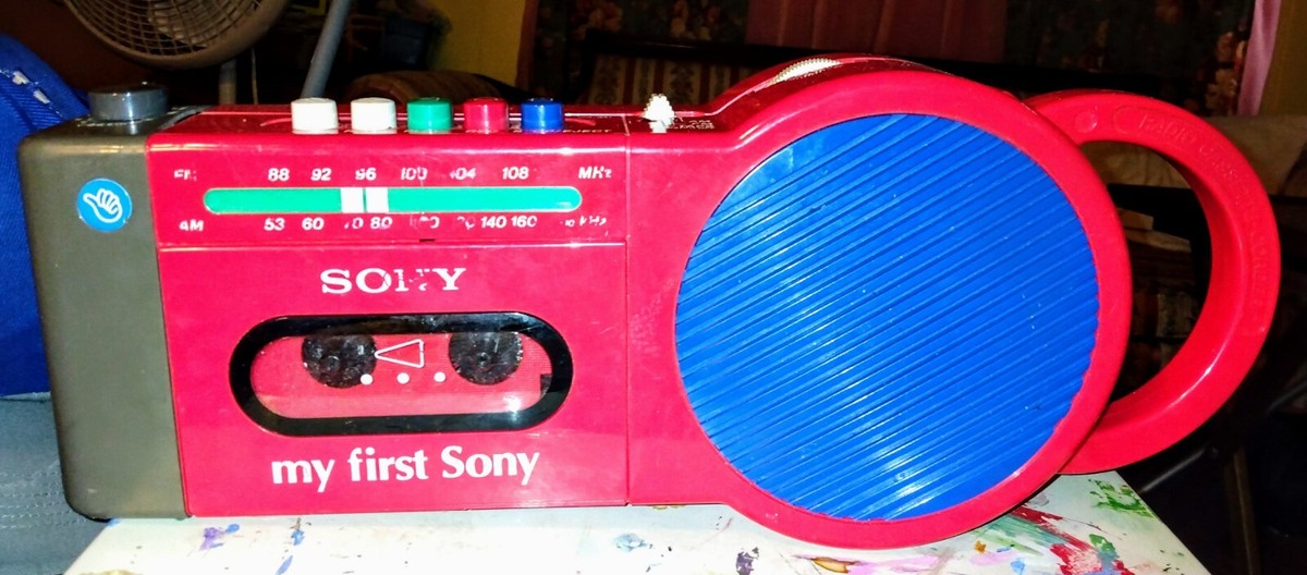 My First Sony CFM-2000 AM FM Radio Cassette Tape Player - Radio 
