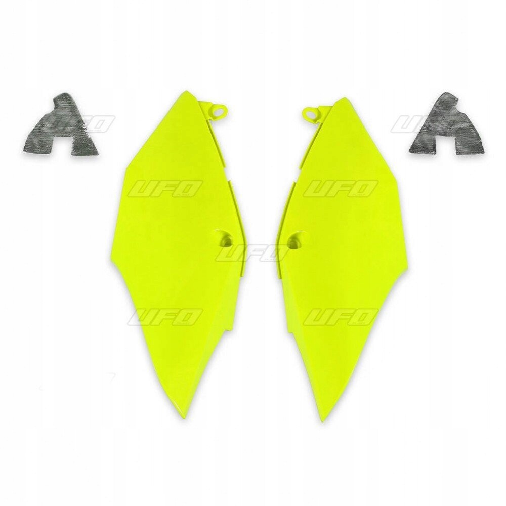 Panneaux arrière jaune fluo pour moto Honda CRF 250R et 450R 2018-2019