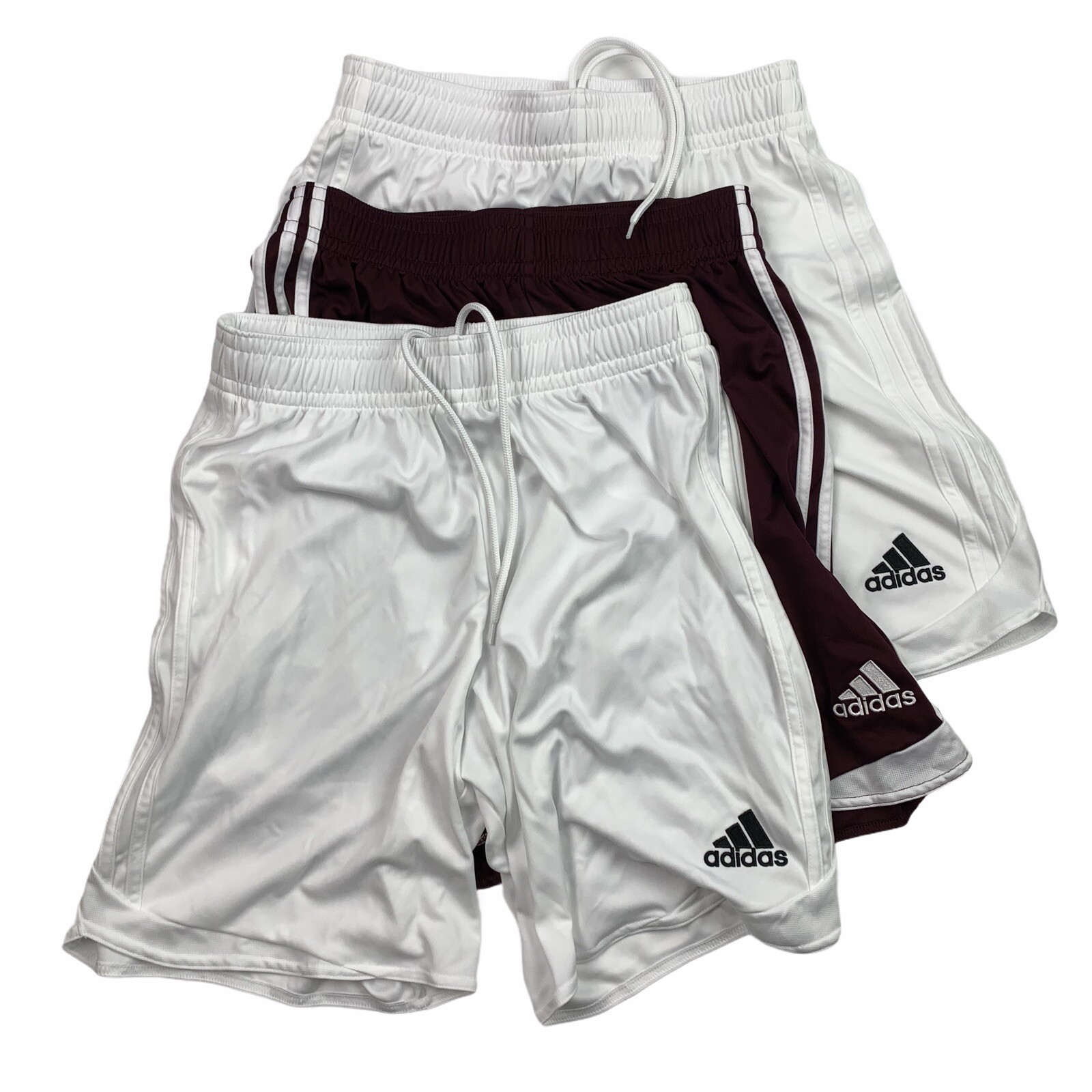 adidas maroon soccer shorts