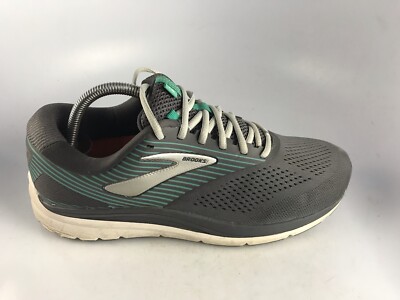 Brooks Womens Addiction 14 1203061D061 Gray Green Running Shoes Size 11  Wide D