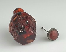 琥珀主要古董中国鼻烟壶| eBay