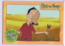 Cryptozoic Rick and Morty Scratch and Sniff #SS2 Trunk People Chase Card