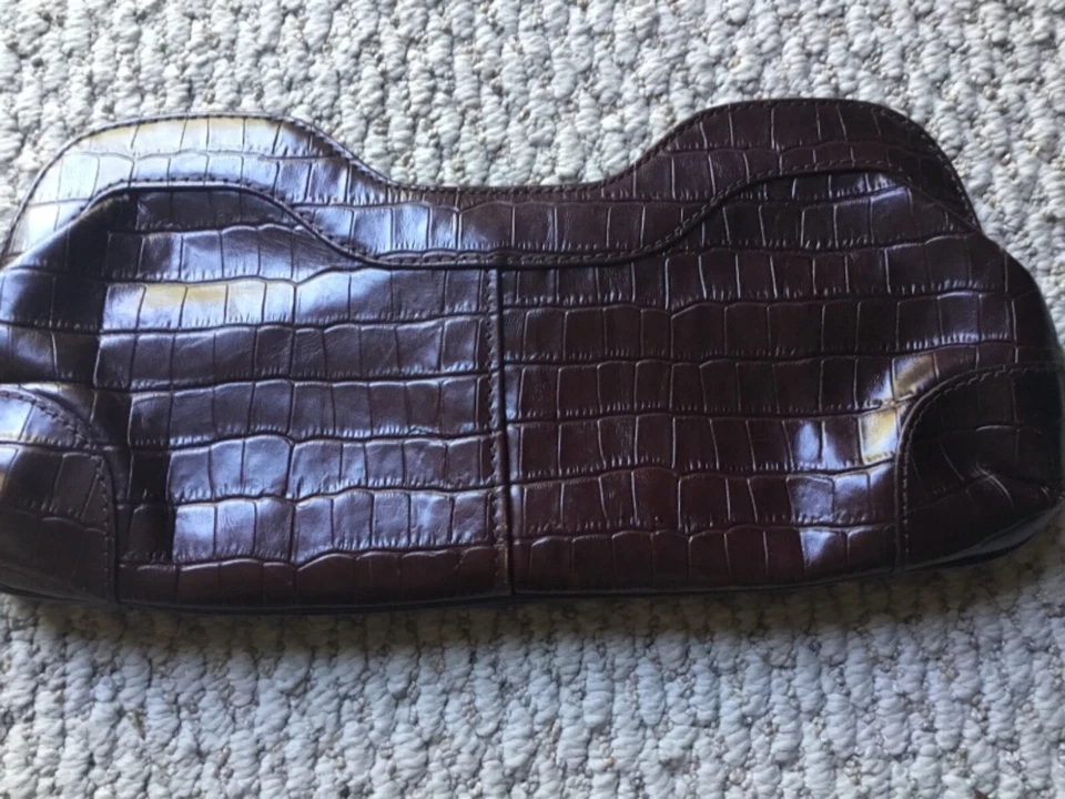 MAXX New York Mujer Bolso sin asas Cuero Cocodrilo Paisley Interior Foto 3 de 4