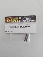 Team Associated 91121 Titanium Nitride TiN 12mm Ballstud 2pc Set RC10B5 B5M SC10