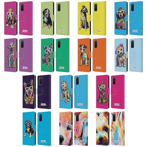OFFICIAL P.D. MORENO DOGS LEATHER BOOK CASE FOR SAMSUNG PHONES 1