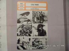CARTE FICHE CINEMA 1961 L'ILE NUE Nobuko Otowa Taiji Tonoyama Shinji Tanaka