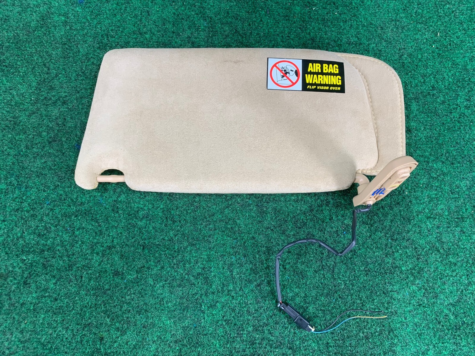 🛑 03-18 Maserati Quattroporte S Right Passenger Side Sun Visor Shade Suede OEM