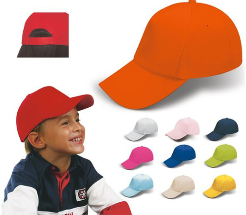CAPPELLO CAPPELLINO BERRETTO BAMBINO BIMBO in cotone colorato VISIERA  RIGIDA new | eBay