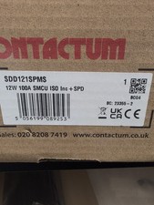 CONTACTUM SDD121SPMS 12 WAY 100A CONSUMER UNIT CW SURGE SPD (127)