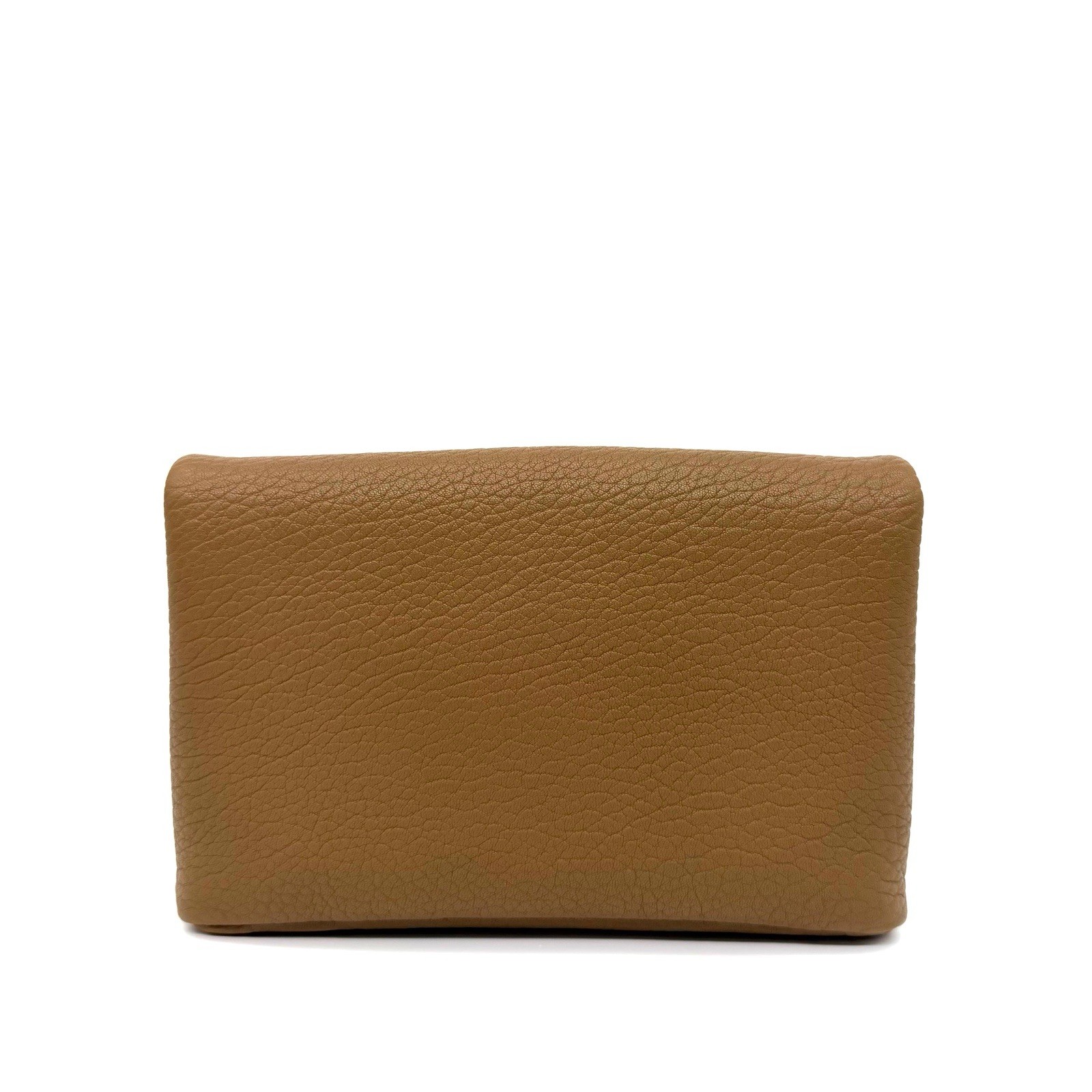 Saint Laurent YSL Cassandre Small Envelope Wallet on Chain Bag in Dark Cork image 9