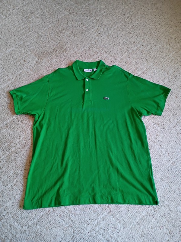 Men's Lacoste Classic Fit ss Pique Polo Shirt Size 7 (XXL)