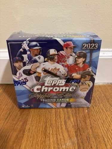 2023 Topps Chrome Baseball Sapphire Edition Hobby Box Factory Sealed