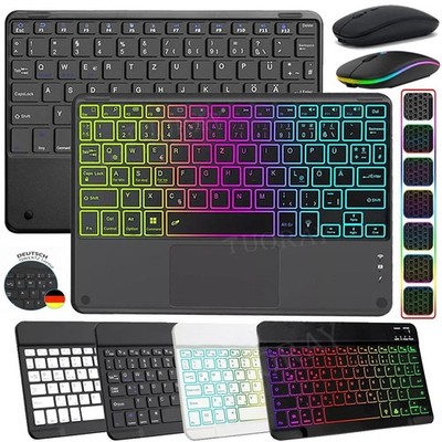 Für Lenovo Tab P10 M10 HD M10 Plus E10 QWERTZ Bluetooth Tastatur keyboard Maus