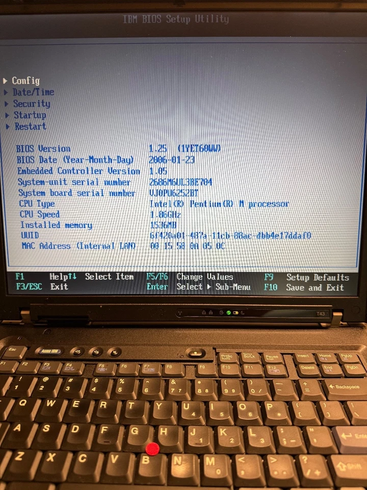 IBM thinkpad T43 2686 - Image 2 of 4